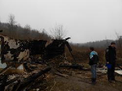   На Іршавщині правоохоронці виявили на згарищі обгорілий труп людини